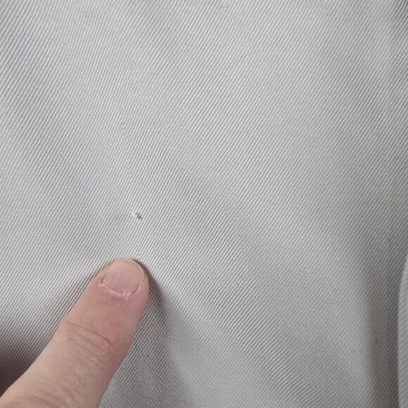 Mens Chino Shorts Light Gray Size Unknown Flat Front Mid-Rise Cotton Blend - Picture 4 of 8